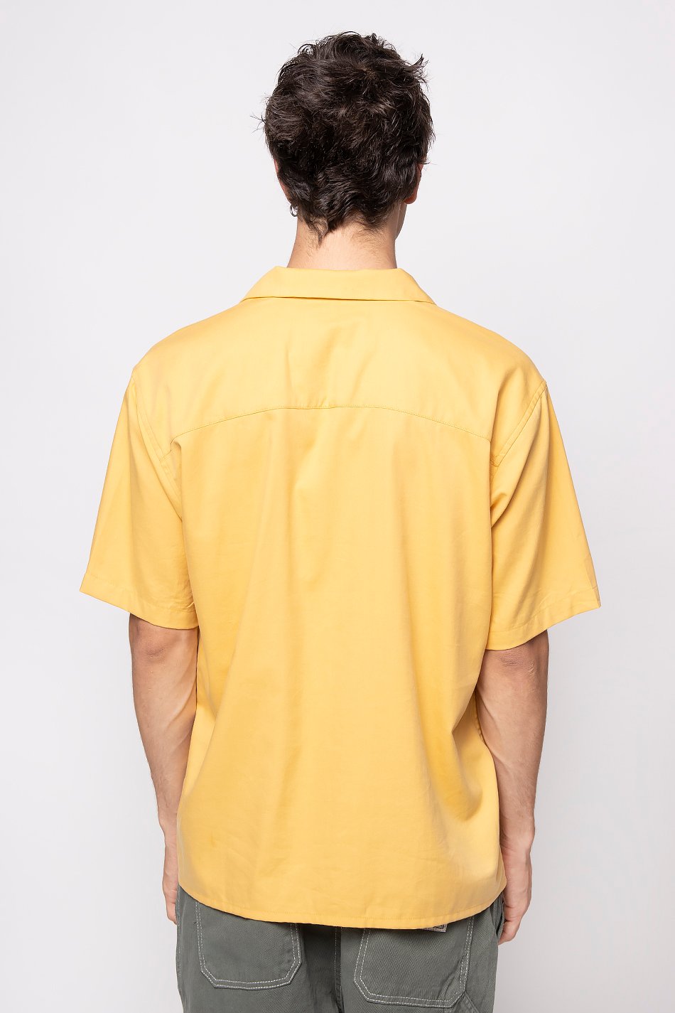 Mustard Palm Safari Shirt