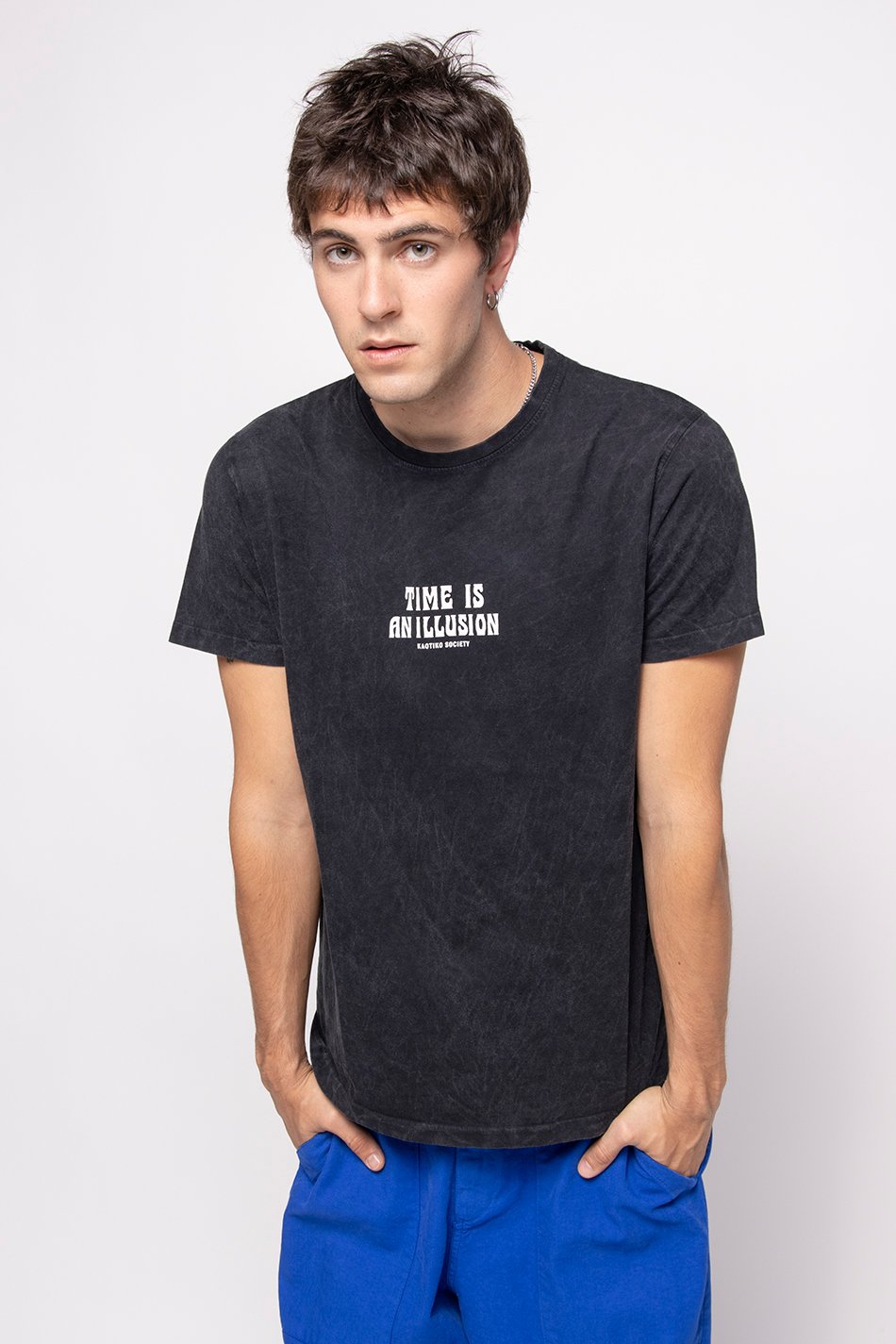 Black Illusion Washed T-Shirt