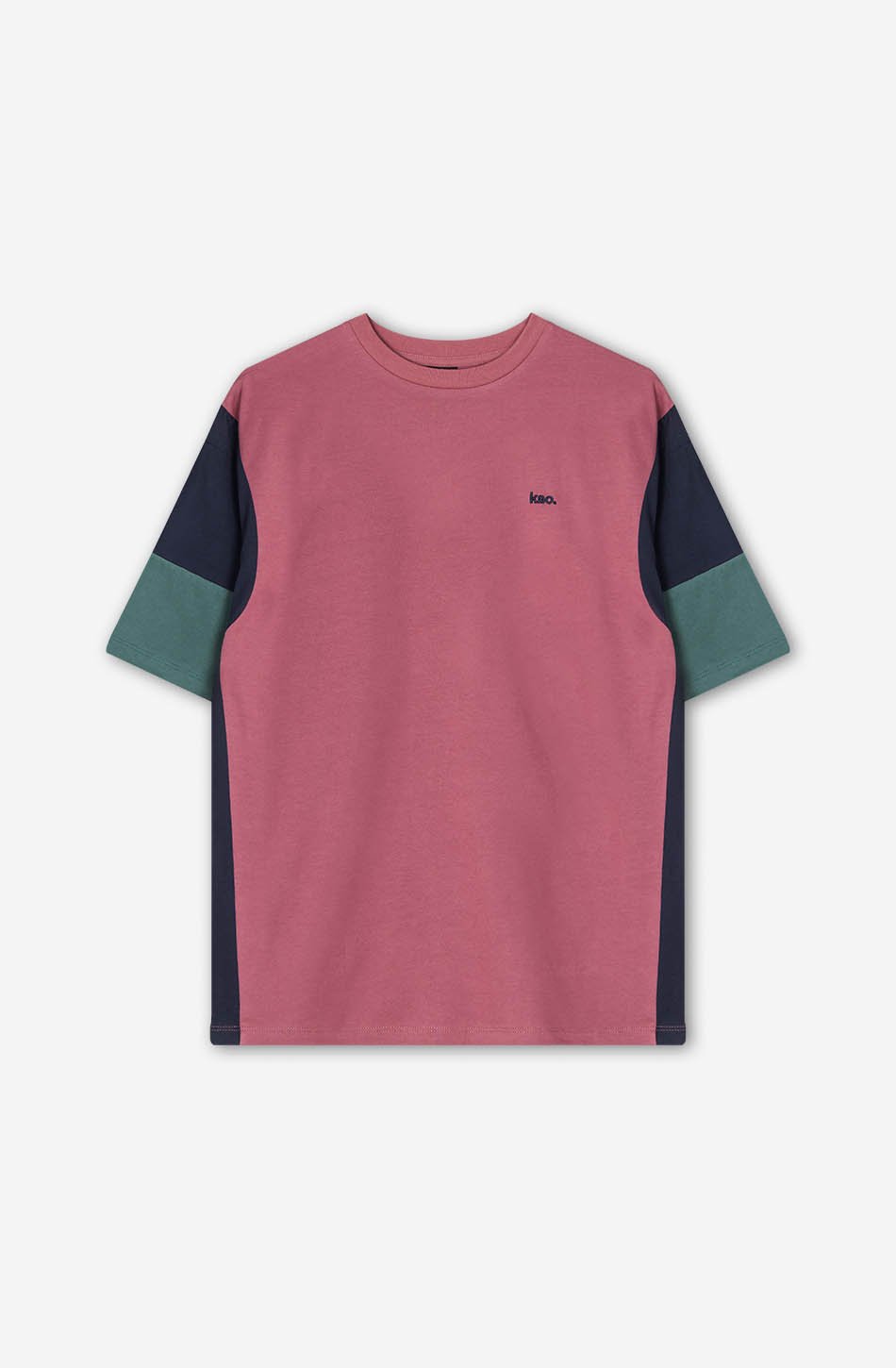 T-Shirt Kalet Cherry/ Navy/ Forest