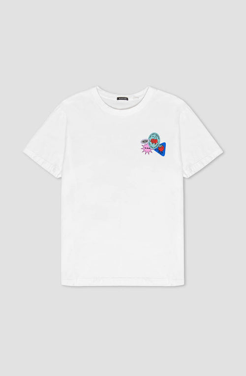 Washed Fresh White T-Shirt