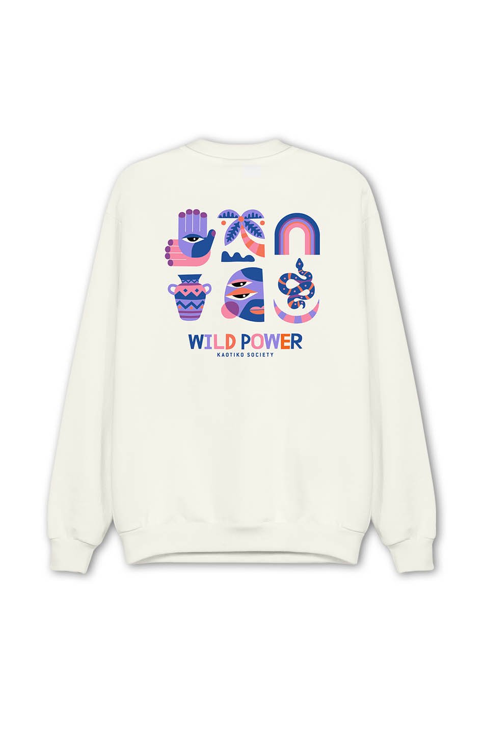 Sweatshirt Wild Power en coton biologique