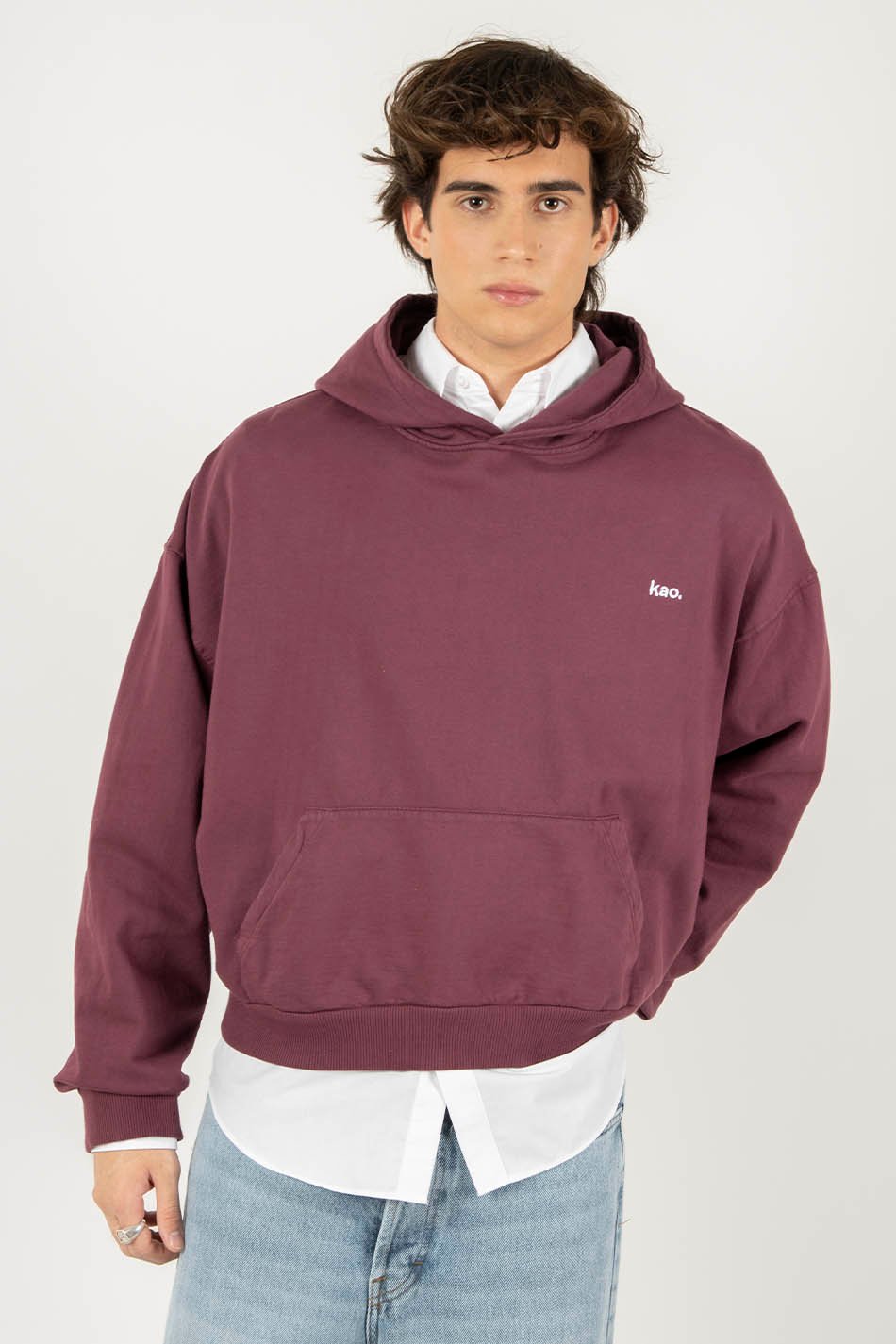 Sudadera Washed Fabien Cherry