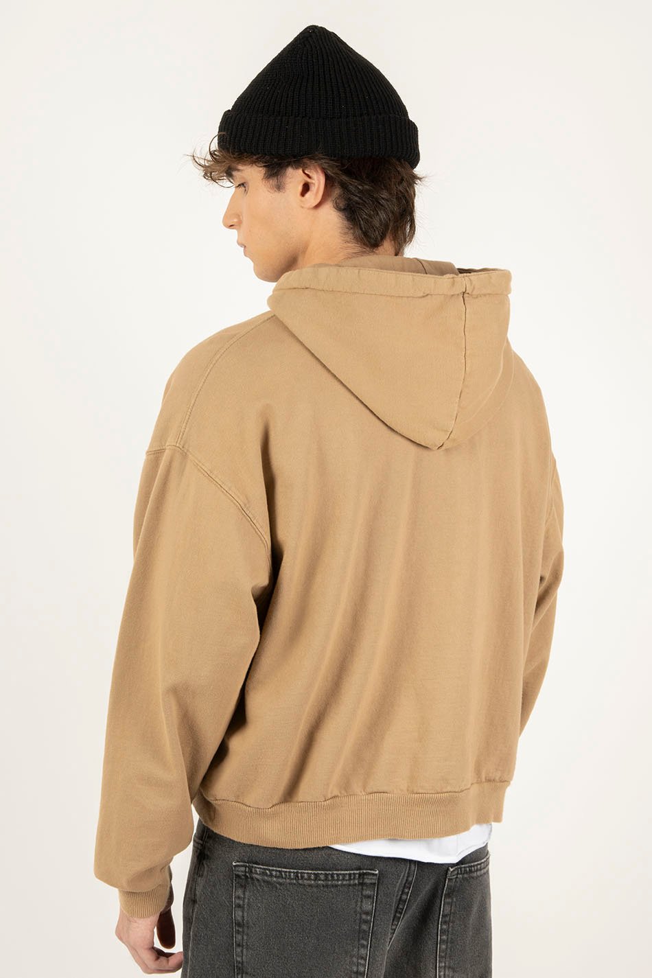 Sudadera Washed Fabien Hazelnut