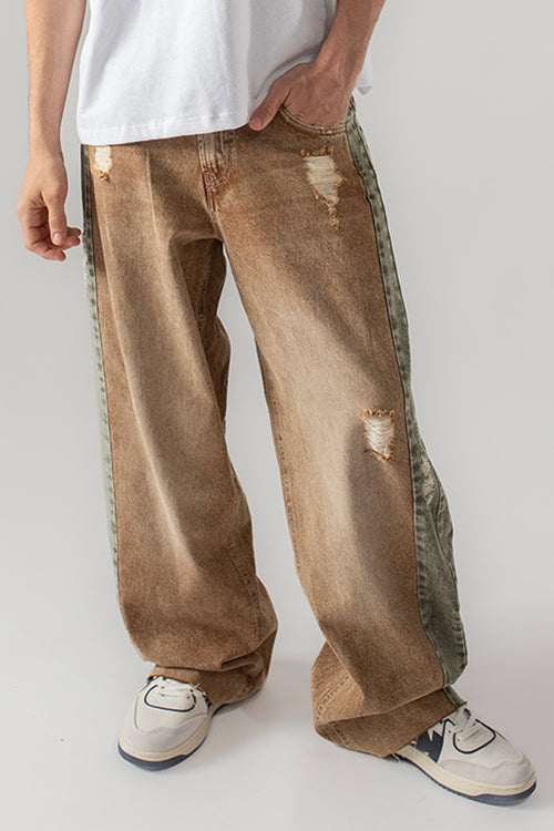 Tusa Washed Army /Brown Trousers