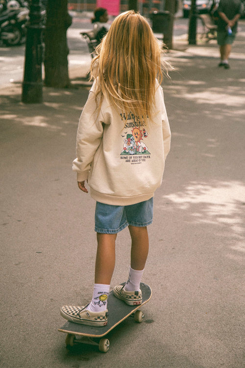 Walking On Sunshine Ivory Sweatshirt