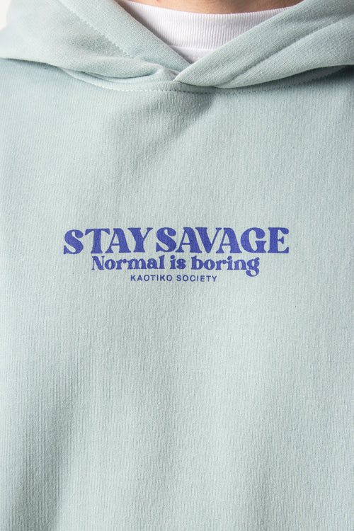 Sudadera Stay Savage Cloud