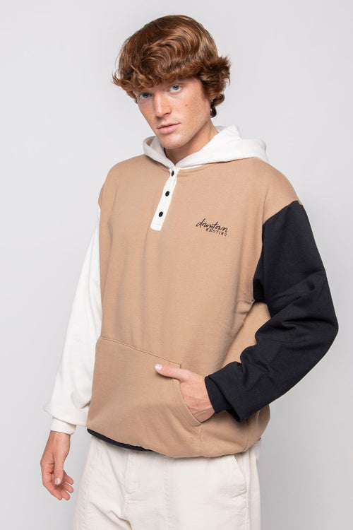 Kael Black/Sand Sweatshirt