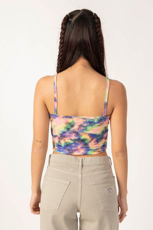 Crop Top Bretelles Multicolore