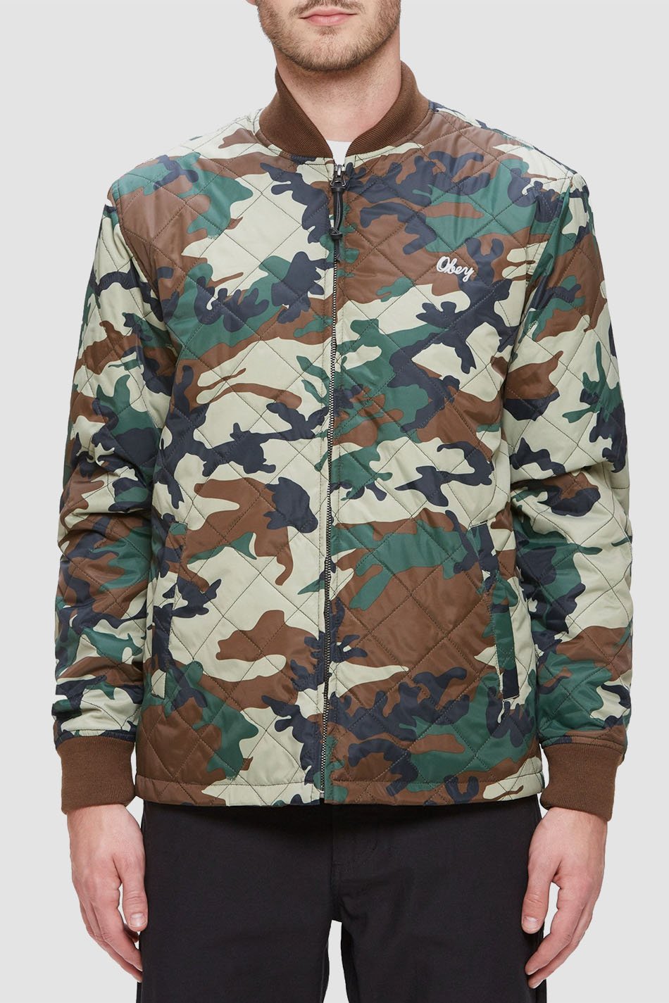 Obey camouflage jacket hotsell